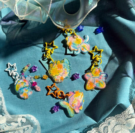 Handmade Ocean Shrinky Charms