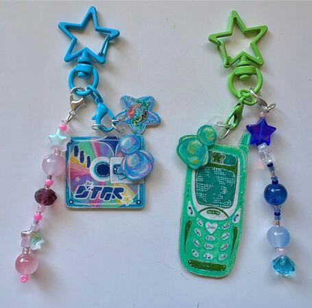 Handmade Cyber Shrinky Charms