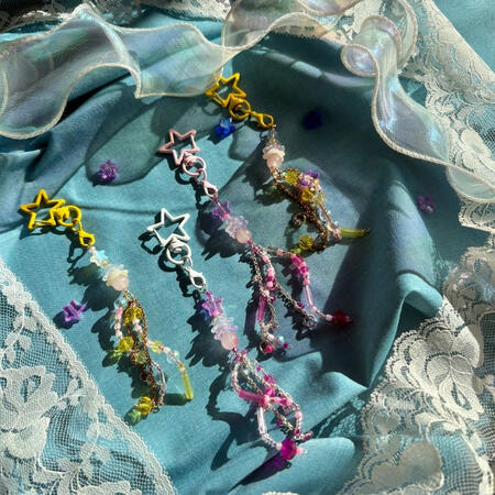 Handmade Jellyfish Keychains
