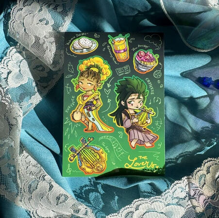 Sticker Sheet - The Lovers