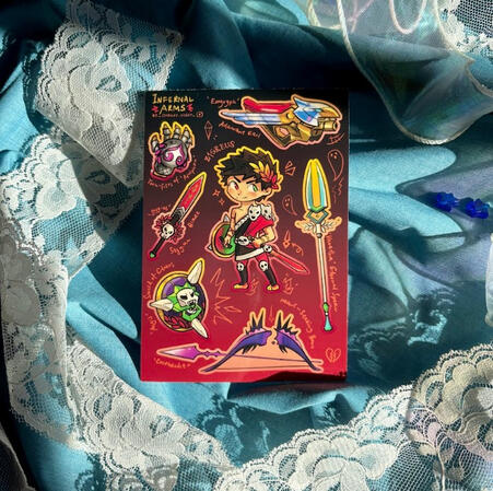 Sticker Sheet - Infernal Arms