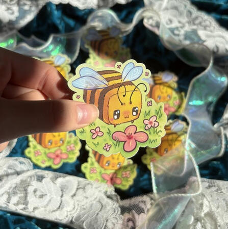 Sticker - Minecraft Bee